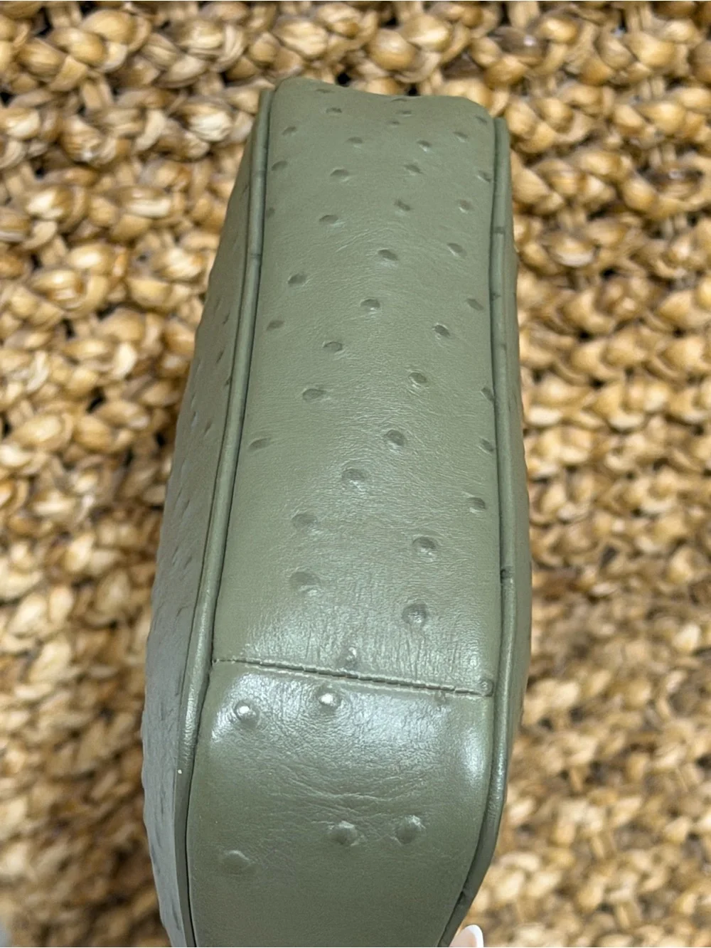 Coach Nolita Olive Ostrich Embossed